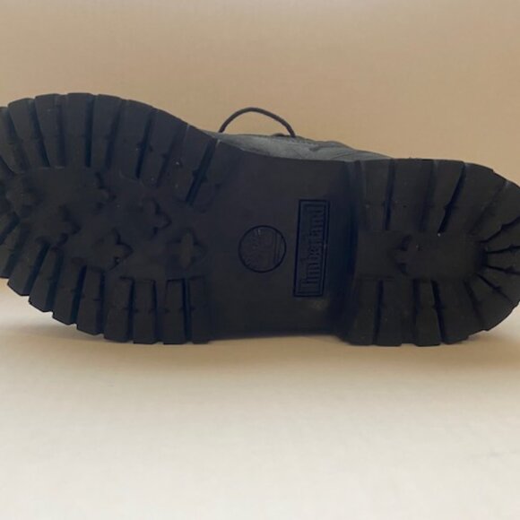 Timberland Black Leather Boots Size 7 8658A 200 Gram - Picture 9 of 11